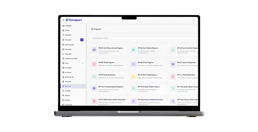 Faturaport v3 web ekran 4